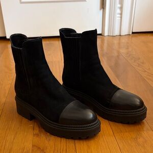 Marc Fisher Black Chelsea Boots